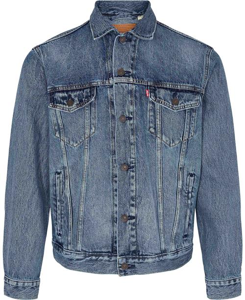 Levi's THE Trucker Jacket Skyline TRU Mand Blå Denimjakker Str L - Bomuld hos Magasin