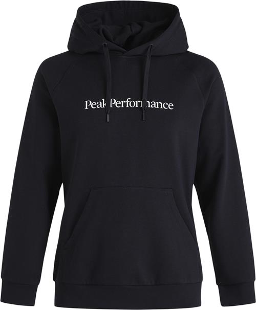 Se Peak Performance M Ground Hoodblack Mand Black Hoodies Str L - hos Magasin ved Magasin