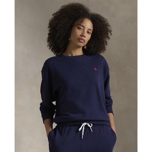 Se Polo Ralph Lauren Island Flclsl-sws Kvinde Blå Sweaters Str L - Bomuld hos Magasin ved Magasin