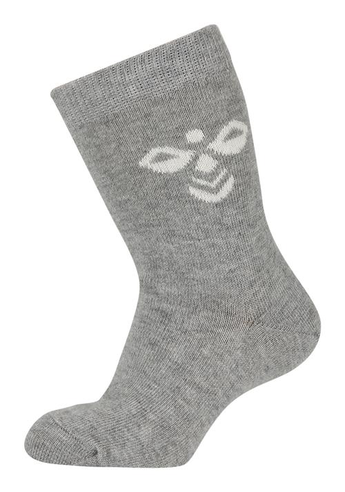 Hummel Sutton Socks Str 32-36 - Grå Strømper Bomuld hos Magasin