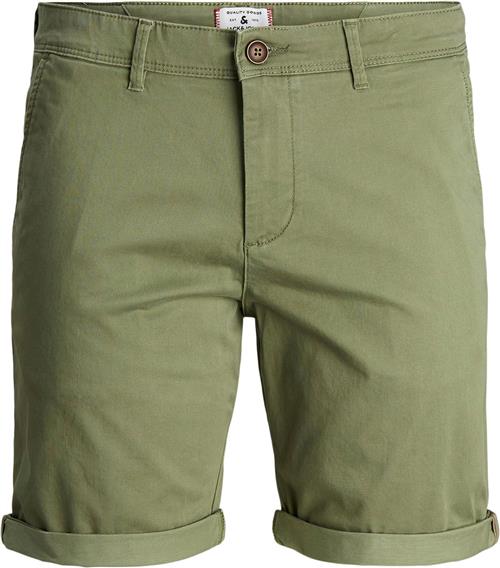 Jack & Jones Jjibowie Jjshorts Solid SA STS Mand Deep Lichen Green Chino Shorts Str L - hos Magasin