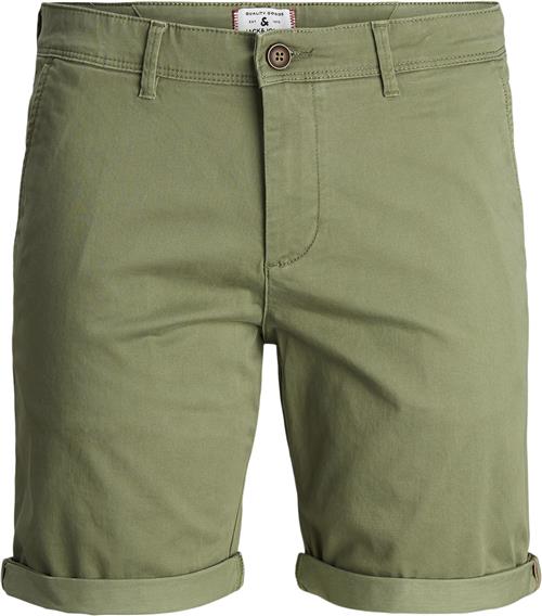 Jack & Jones Jjibowie Jjshorts Solid SA STS Mand Deep Lichen Green Chino Shorts Str M - hos Magasin