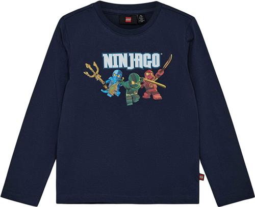 LEGO kidswear/LEGO børnetøj Lwtano 620 T-shirt L/S Str 128 cm - Blå Bluser hos Magasin