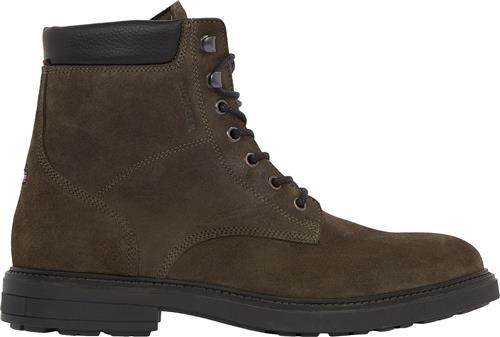 Tommy Hilfiger Hilfiger Outdoor Suede Boot Mand Warm Military Snørestøvler Str 46 - hos Magasin