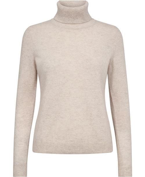 Christian Berg Kkarita ML - 100 Cashmere Kvinde Barley Mel Sweaters Str S Cashmere - hos Magasin