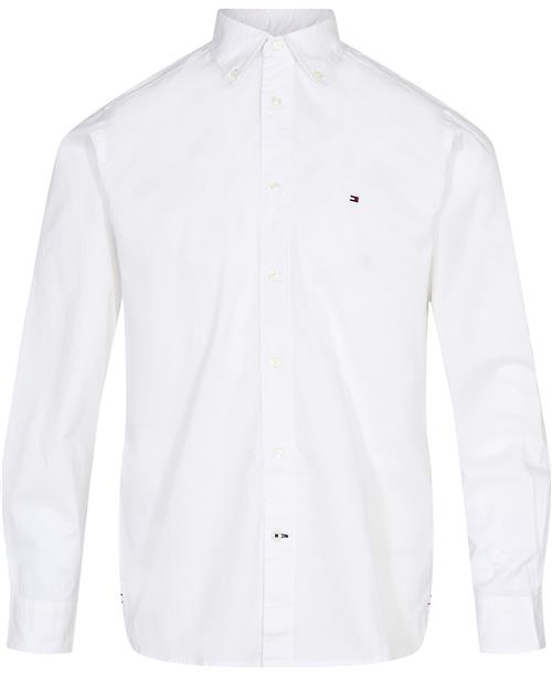 Tommy Hilfiger Core Flex Poplin RF Shirt Mand White Langærmede Skjorter Str XL - Bomuld hos Magasin