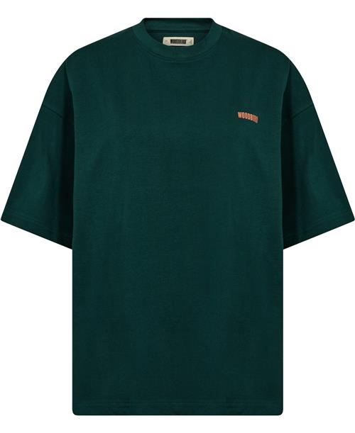 Woodbird Wbjuno Jules Tee Kvinde Sports Green Kortærmede T-shirts Str L - hos Magasin