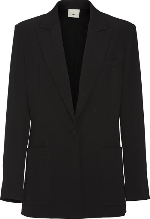 Se Heartmade Jolie Blazer Kvinde Black Blazere Regular Fit Str 44 - hos Magasin ved Magasin