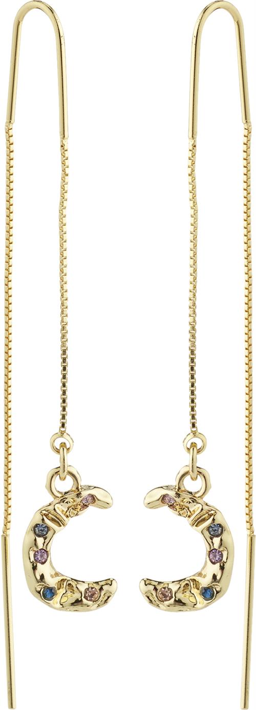 Pilgrim Remy Recycled Chain Earrings Goldplated one size - Ørehænger hos Magasin