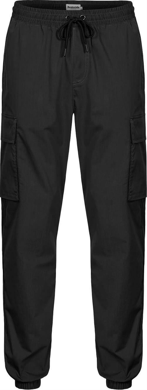 Resteröds Cargo Pants Lightweight Mand Sort Cargo Bukser Str S - hos Magasin