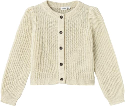 Name It Nkfnajamaj LS Short Knit Card Str 146/152 - Summer Sand Cardigans hos Magasin