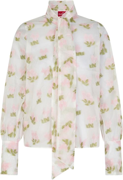 Cras Josettecras Shirt Kvinde Soft Florals Langærmede Skjorter Str 40 - hos Magasin