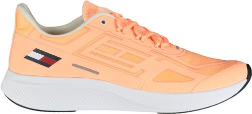 Tommy Hilfiger Sport Textured Panel Sneakers Kvinde Orange Sneakers Str 41.5 - hos Magasin