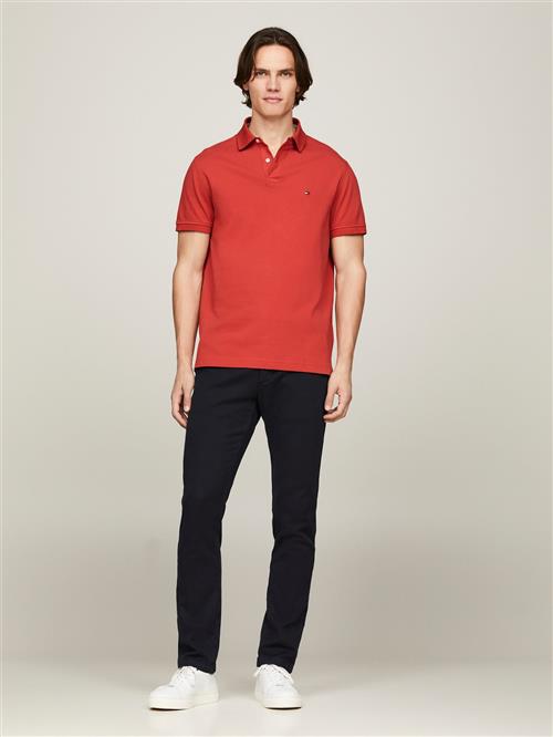 Se Tommy Hilfiger 1985 Regular Polo Mand Terra Red Kortærmede Poloer Str S - hos Magasin ved Magasin