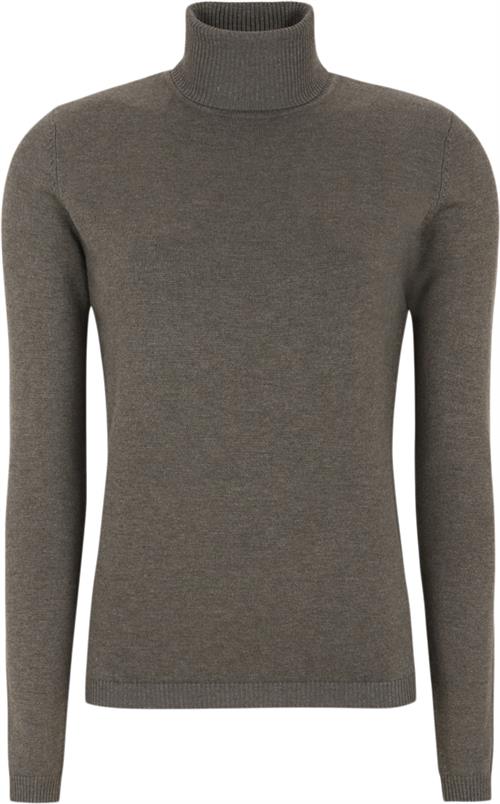 Soft Rebels Srmarla Rollneck Knit Kvinde Morel Melange Sweaters Str S - hos Magasin