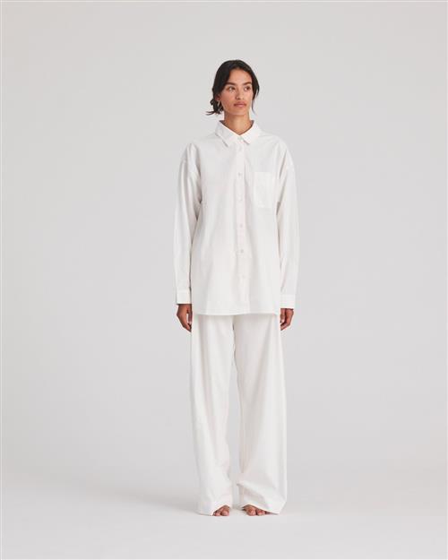 Gai&Lisva Thilde Pant Poplin Gots 243975 Kvinde Whisper White Bukser Str S - hos Magasin