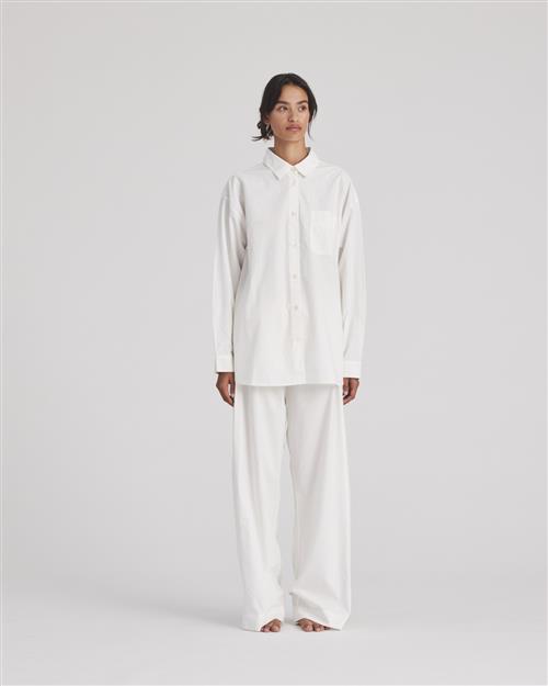 Gai&Lisva Thilde Pant Poplin Gots 243975 Kvinde Whisper White Bukser Str M - hos Magasin