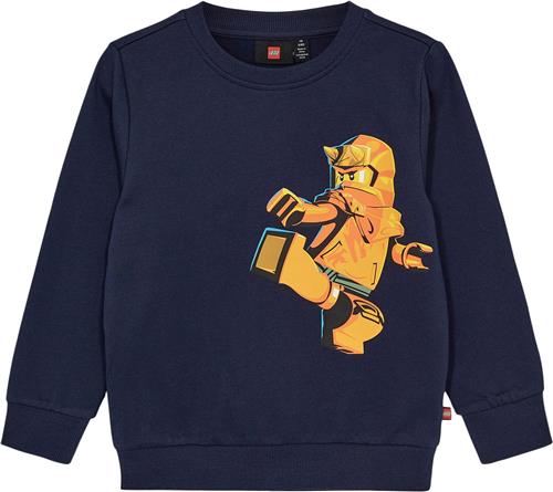 Se LEGO kidswear/LEGO børnetøj Lwscout 704 Sweatshirt Str 128 cm - Blå Sweatshirts hos Magasin ved Magasin