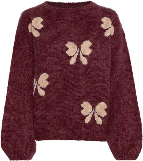 Se Fransa Fxcheryl PU 1 Kvinde Tawny Port Melange Sweaters Str XL - hos Magasin ved Magasin