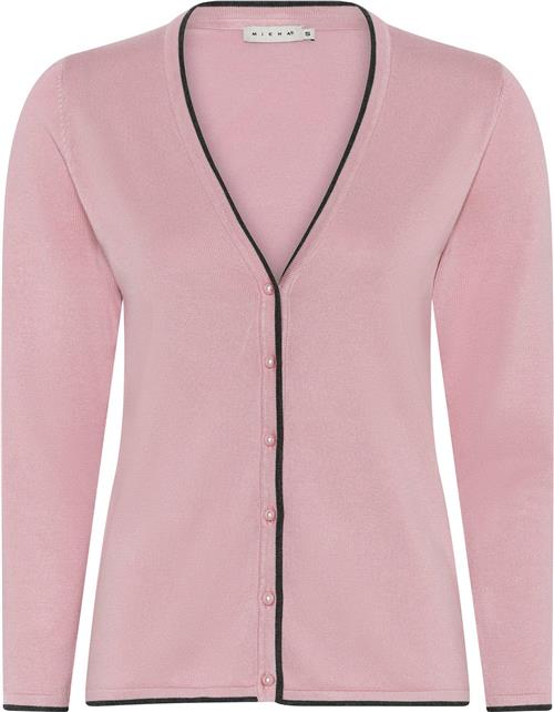 Micha BB Cardigan_ Bbviscoseknitw.Ed Kvinde Rose Cardigans Str L - hos Magasin