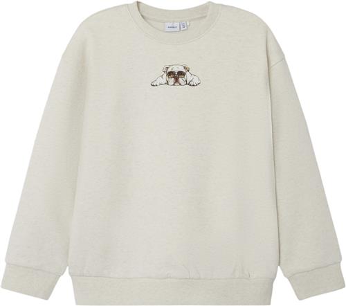 Se Name It Nkmnakrave LS RLX Sweat BRU Str 116 - Peyote Melange Sweatshirts hos Magasin ved Magasin