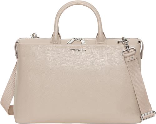 Se Mandarina Duck Mellow Urban Handbag / Warm Taupe 40x27x13 - Håndtasker hos Magasin ved Magasin