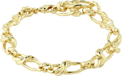 Se Pilgrim Rani Recycled Bracelet Goldplated one size - Kædearmbånd Uden Vedhæng hos Magasin ved Magasin