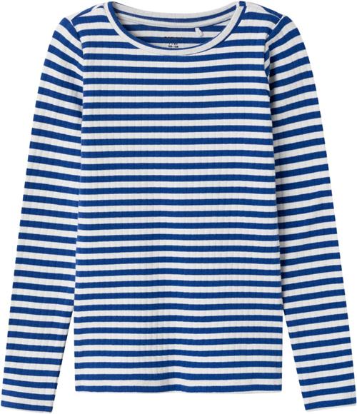 Se Name It Nkfsuraja XSL LS TOP Noos Str 134/140 - Surf The Web/stripe Bluser hos Magasin ved Magasin