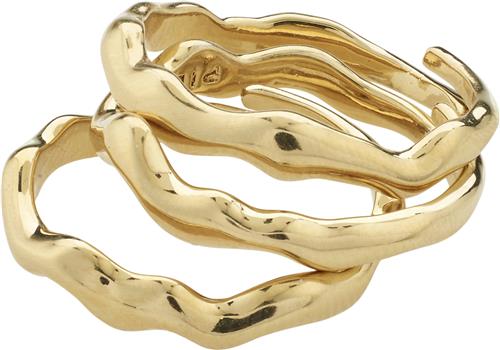 Se Pilgrim Penelope Recycled Ring Goldplated one size - Ringe hos Magasin ved Magasin