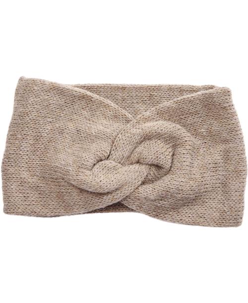 Magasin du Nord Collection Magasin Knitted Headband Beige 8120 ONE SIZE Pandebånd Uld