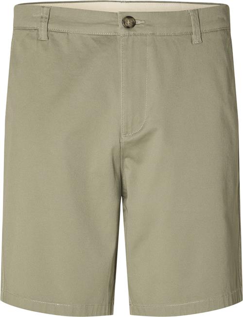 Selected Homme Slhregular Bill Flex Shorts Noos Mand Vetiver Chino Shorts Regular Fit Str M - Bomuld hos Magasin