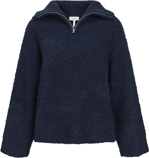 Object Objtolatya Knit LO L/S Pullover 135 Kvinde Sky Captain Toppe Loose Fit Str S - hos Magasin