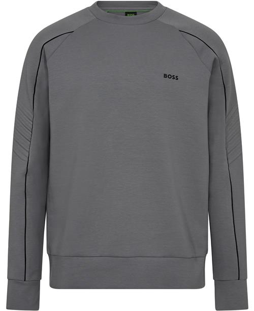 BOSS Salbo 1 Mand Dark Beige Sweatshirts Str S - hos Magasin