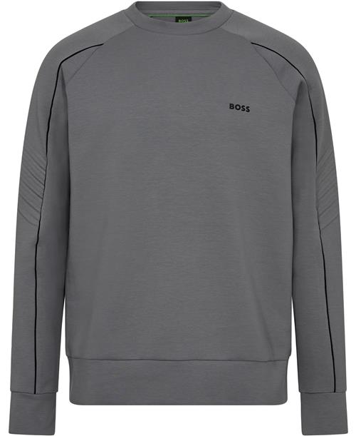 Se BOSS Salbo 1 Mand Dark Beige Sweatshirts Str XXXL - hos Magasin ved Magasin