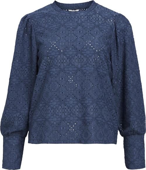 Object Objfeodora L/S TOP Noos Kvinde Bering Sea Toppe Regular Fit Str L - hos Magasin