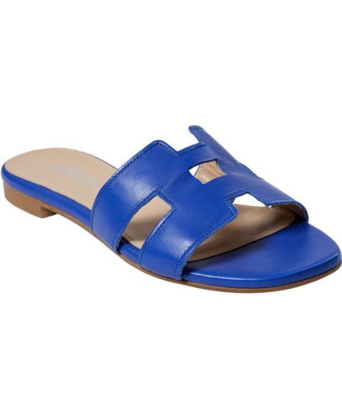 Se Shoe Biz Claire Kvinde Cobalt Blue Flade Sandaler Str 40 - hos Magasin ved Magasin