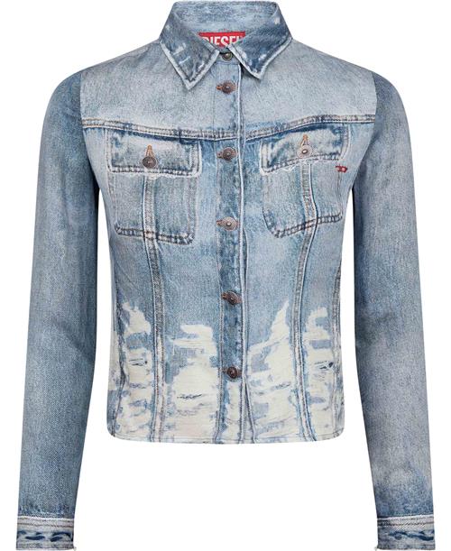 Diesel Clorelle Shirt Kvinde 01 Denimskjorter Str 38 - hos Magasin