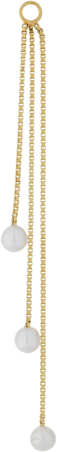 The Earring Shop Tassel Pearl Charm ONE SIZE - Vedhæng hos Magasin