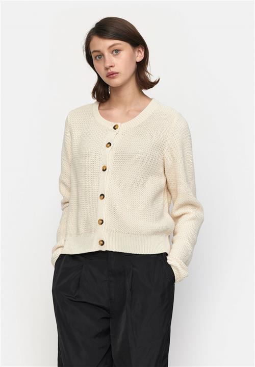 esmé studios Escilla Knit Cardigan Kvinde Pristine Cardigans Str XL - hos Magasin