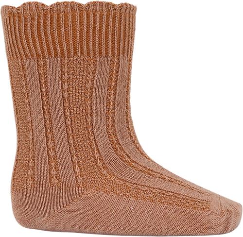 mpKids Sif Socks Str 22/24 - Tawny Brown Strømper Viskose hos Magasin