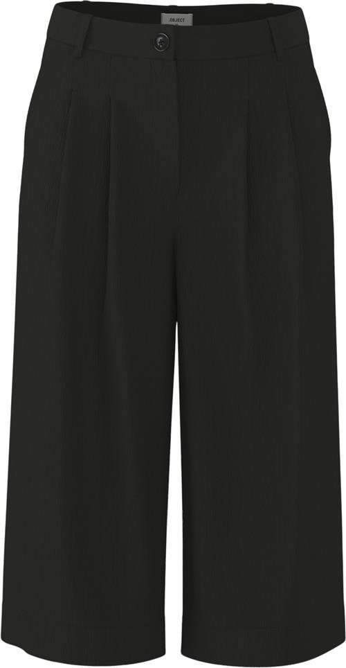 Object Objkendra MW LO Culotte Pant OTT 13 Kvinde Black Bukser Str 34 - hos Magasin