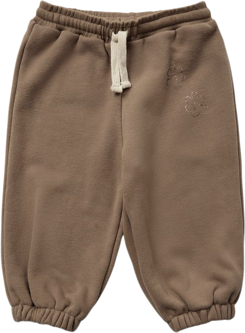 Sofie Schnoor Sweatpants Str 12-18 mdr / 86 cm - Cashew Brown Sweatshirts hos Magasin