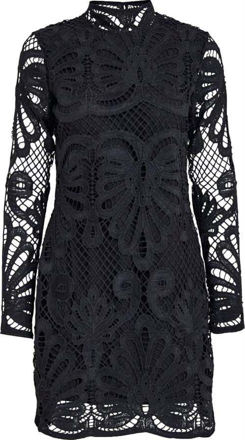 Minus Mskarisa Short Lace Dress Kvinde Black Korte Kjoler Str 44 - hos Magasin