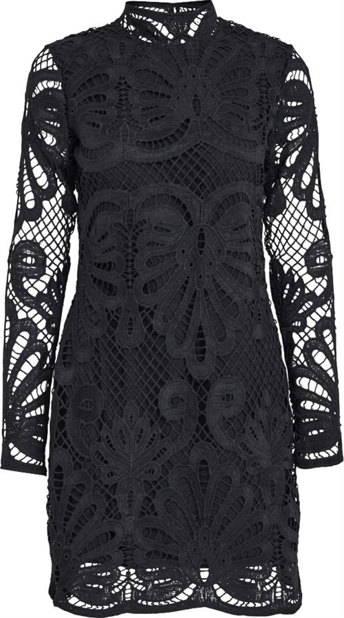 Minus Mskarisa Short Lace Dress Kvinde Black Korte Kjoler Str 36 - hos Magasin