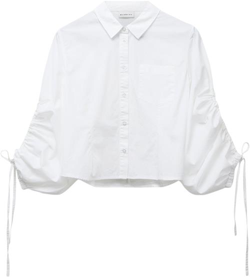 Blanche Dibellabl Statement Shirt Kvinde White Kortærmede Bluser Str 42 - Bomuld hos Magasin