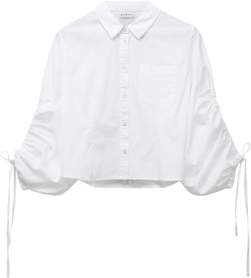 Blanche Dibellabl Statement Shirt Kvinde White Kortærmede Bluser Str 36 - Bomuld hos Magasin