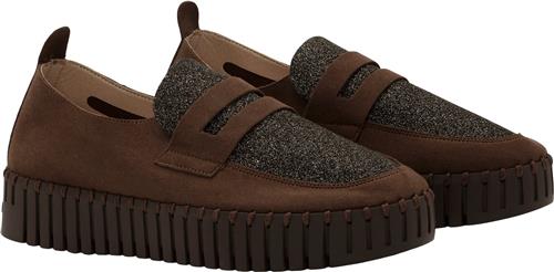 ILSE JACOBSEN Tulip3878 Kvinde Brown Brown Loafers Str 41 - hos Magasin