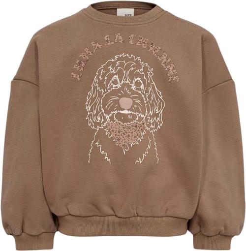 Sofie Schnoor Sweatshirt Str 3 år / 98 cm - Cashew Brown Sweatshirts hos Magasin