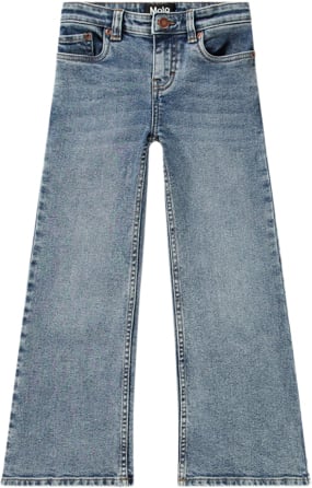 Molo Asta Str 7 år / 122 cm - Blå Jeans Bomuld hos Magasin