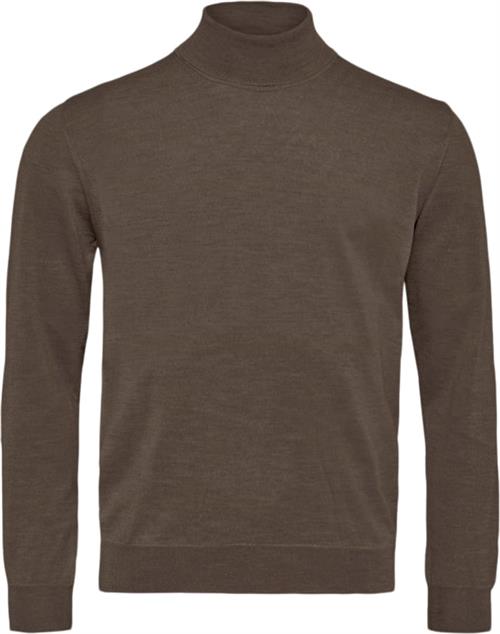 Se Sand Merino Id Mand Dark Camel Turtlenecks Str XL Merino - hos Magasin ved Magasin